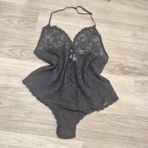 Victoria's Secret Elegant Black Lace Lingerie
